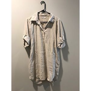 Allen Allen 3/4 Sleeve Tunic Dress